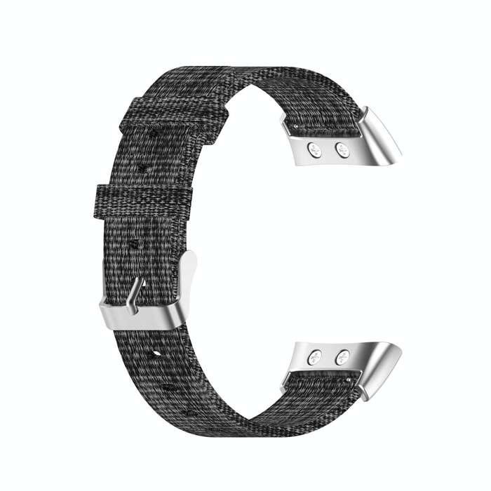 For Garmin Forerunner 45 / 45S / Swim 2 Universal Nylon Canvas Watch Band(Grey)