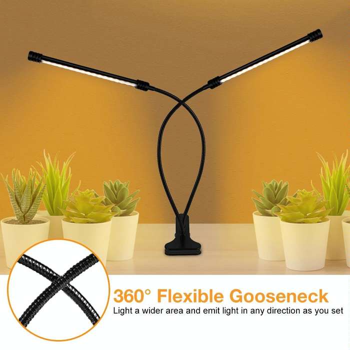 LED Plant Lamp Full Spectroscopy Natural White Remote Control Dimming Plant Growth Lamp, Power: 9...