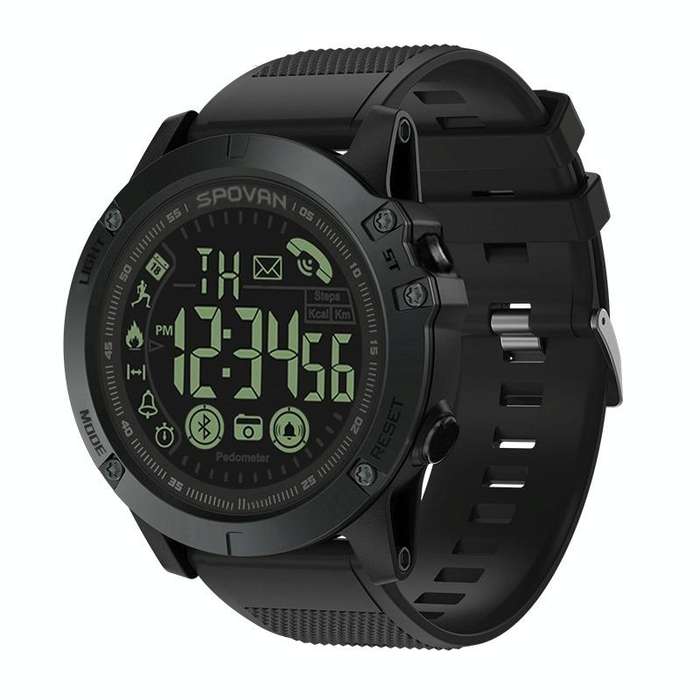 PR1-2 1.24 inch IP68 Waterproof Sport Smart Watch, Support Bluetooth / Sleep Monitor / Call Remin...