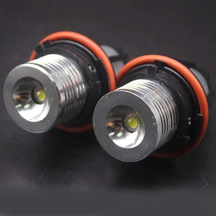 2 PCS DC 12-24V 6W 800LM 6000K LED Angel Eyes Light Bulb for BMW E39/E53/E60/E61/E63/E64/E65/E66/...