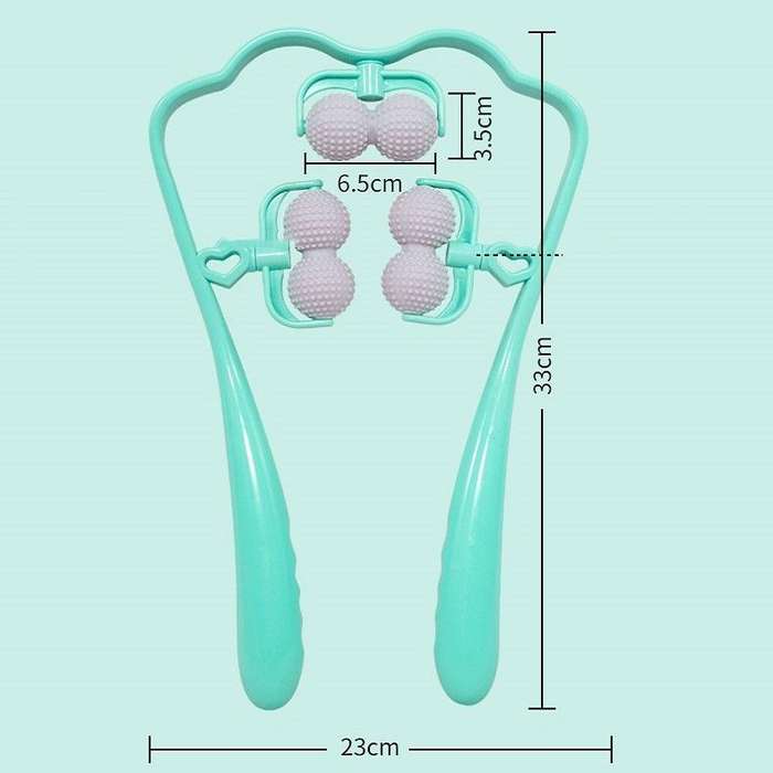 Handheld Cervical Shoulder And Neck Massager(Blue)