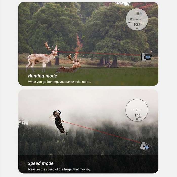 ARTBULL Golf Rechargeable Telescope Laser Rangefinder with Screen, Specification: 1200m