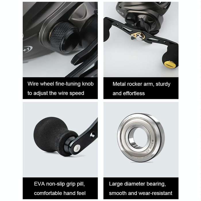 High Speed Long-throw Outdoor Fishing Anti-explosive Line Fishing Reels, Specification: AC2000 Pu...