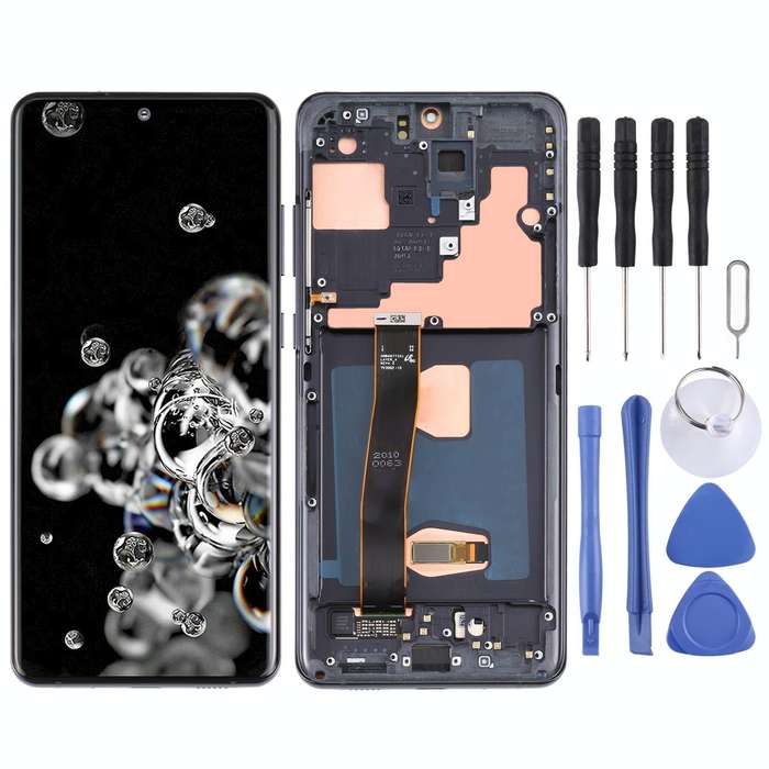 Original Super AMOLED LCD Screen for Samsung Galaxy S20 Ultra 4G/S20 Ultra 5G Digitizer Full Asse...