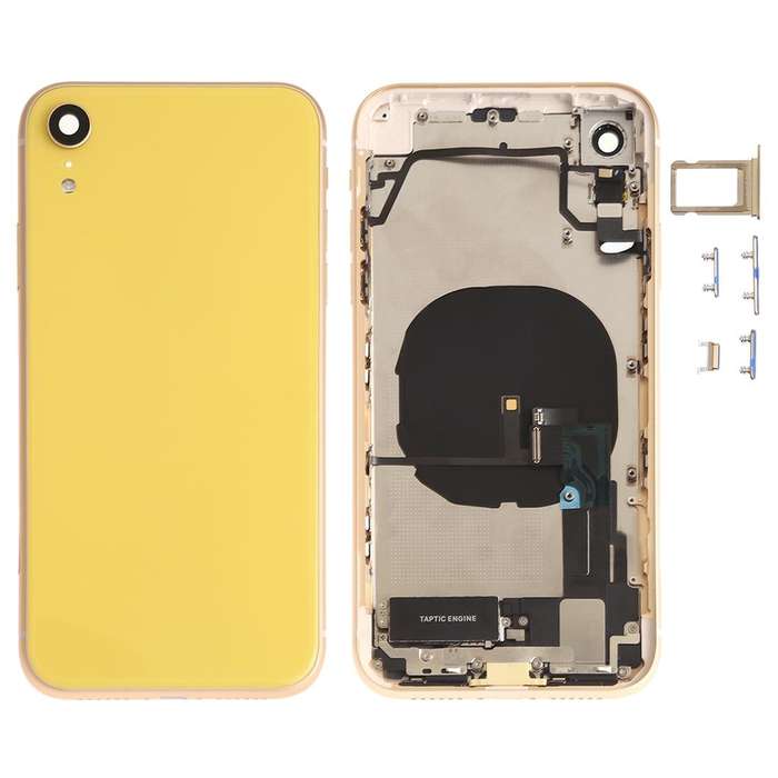 Battery Back Cover Assembly (with Side Keys & Speaker Ringer Buzzer & Motor & Camera Lens & Card ...