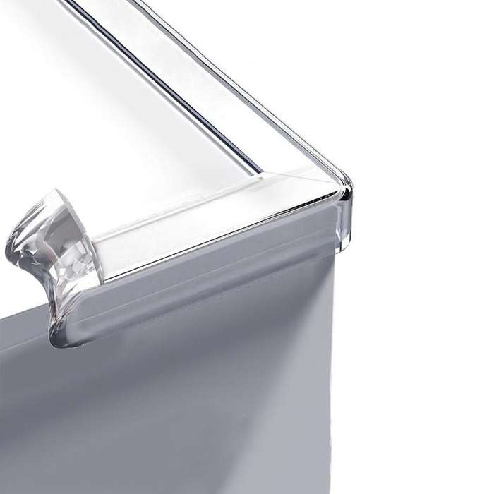 PVC Household Transparent Anti-collision Strip Furniture Soft Edge Protector, Specification: 1 cm...