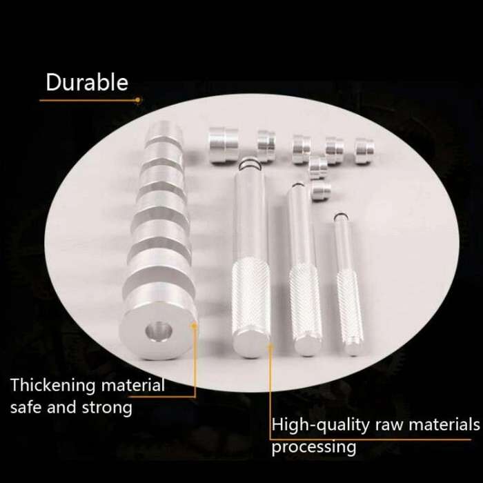 17 In 1 Small Aluminum Alloy Bearing Disassembly Tool Bearing Installation Extractor(Blue)