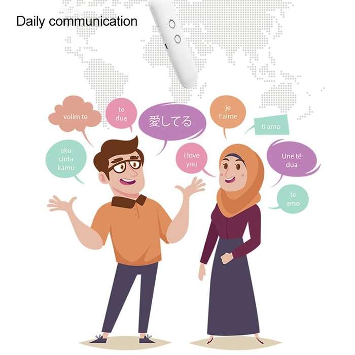 T4 Portable AI Smart Voice Translator Business Travel Real Time Translation Machine Support 42 La...