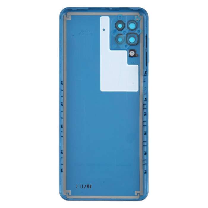 For Samsung Galaxy A12 Battery Back Cover (Blue)