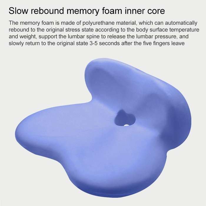 Memory Foam Petal Cushion Office Chair Home Car Seat Cushion, Size: With Storage Bag(Starry Gray)