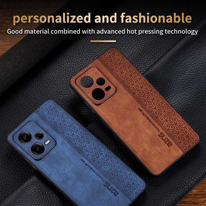 For Xiaomi Redmi Note 12 Pro 5G AZNS 3D Embossed Skin Feel Phone Case(Black)