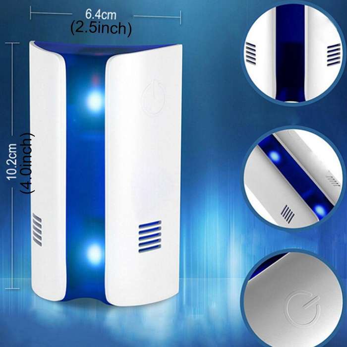 Electromagnetic Wave Frequency-conversion Double Waves Multi-function Mosquito Repellent Ultrason...