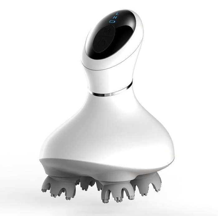3D Intelligent Electric Head Massager Scalp Massager (White)