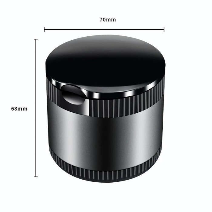 Car Ashtray With LED Ambient Light(Black)