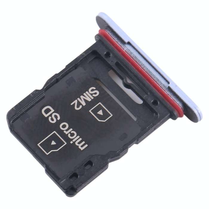 For Sony Xperia 10 V Original SIM Card Tray + SIM / Micro SD Card Tray (Blue)