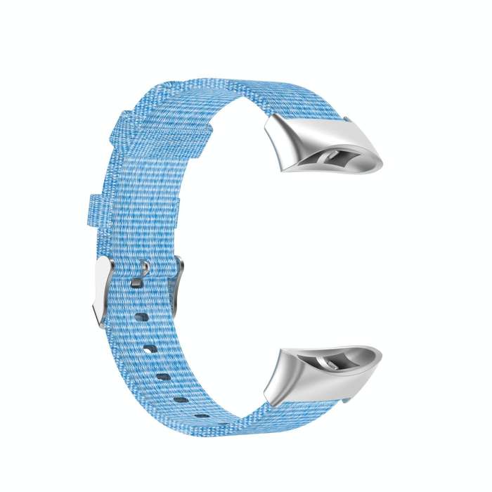 For Garmin Forerunner 45 / 45S / Swim 2 Universal Nylon Canvas Watch Band(Sky Blue)