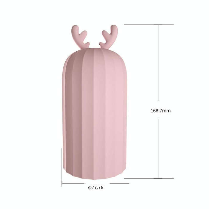 Elk Silicone Hot Water Bottle Hand Warmer Microwave Heating Warm Belly Water Injection Bag with P...