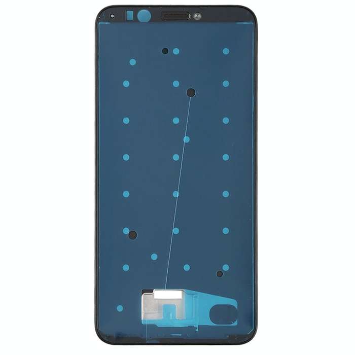 Front Housing LCD Frame Bezel for Huawei Honor Play 7C(Black)