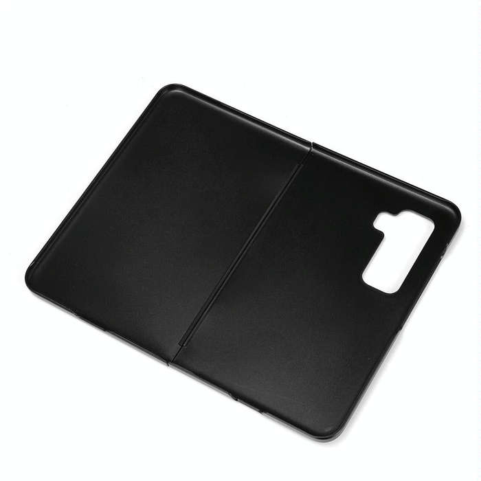 For Microsoft Surface Duo 2 Sewing Cow Pattern Skin PC + PU + TPU Case(Black)
