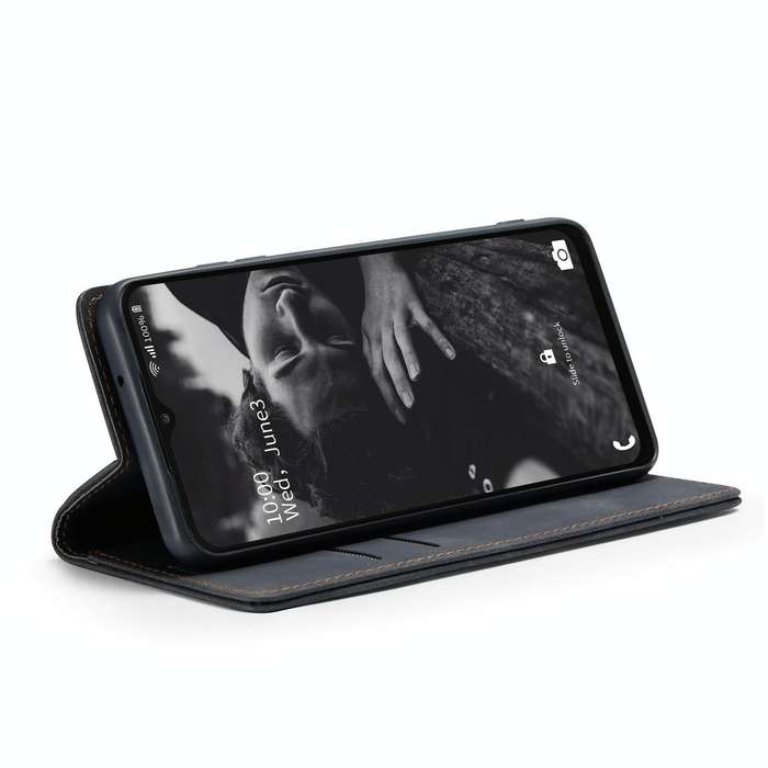 For Samsung Galaxy A23 CaseMe 013 Multifunctional Horizontal Flip Leather Phone Case(Black)