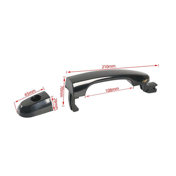 A6850-01 Car Front Left Door Outside Handle with Hole 82651-1F010 for KIA Sportage 2005-2010