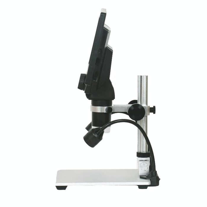G1200D 7 Inch LCD Screen 1200X Portable Electronic Digital Desktop Stand Microscope(AU Plug Witho...