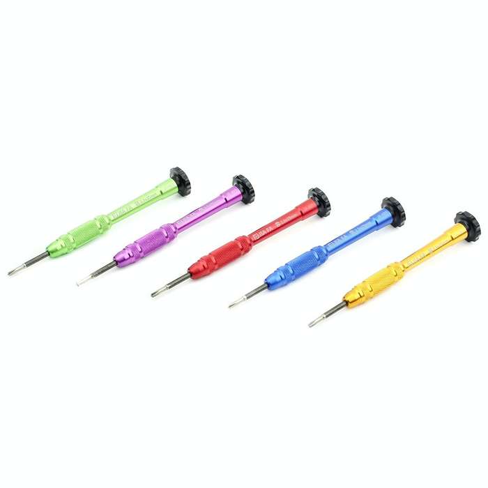 JIAFA JF-609-0.8 Pentalobe 0.8 Screwdriver for iPhone Charging Port Screws(Gold)