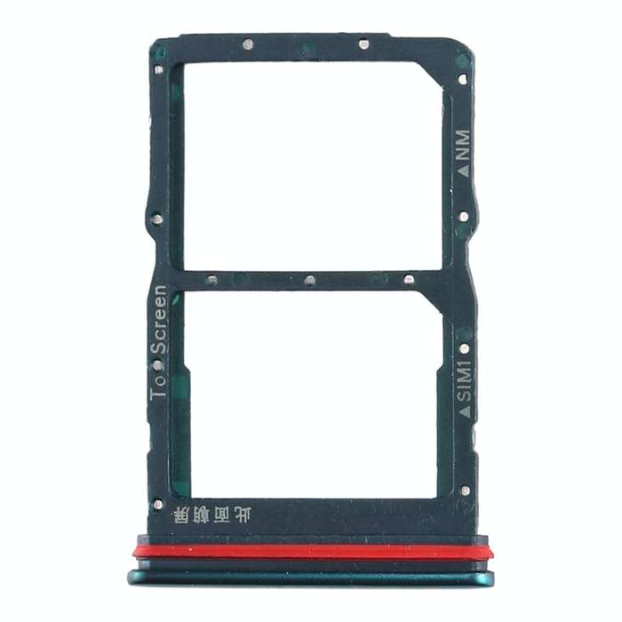 SIM Card Tray + NM Card Tray for Huawei Honor 30S / Nova 7 SE (Green)