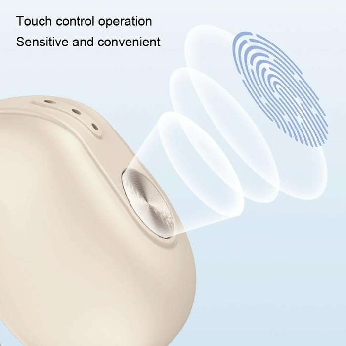 Single Ear Bone Conduction Bluetooth Earphone In-Ear Wearable Running Sports Mini(Skin Color)