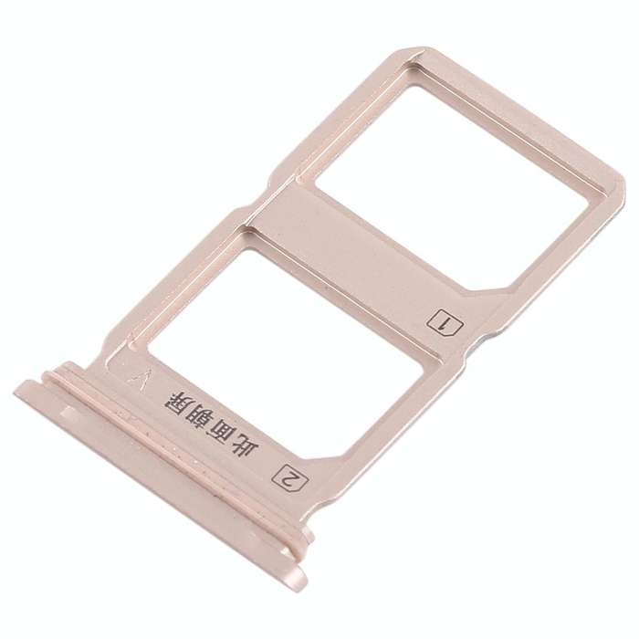 For Vivo Xplay6 2 x SIM Card Tray (Gold)