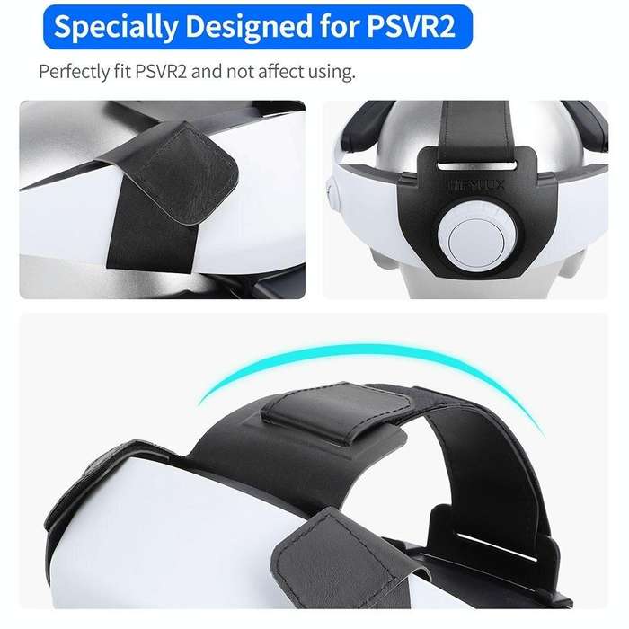 Hifylux PS-QF35 For PlayStation VR2 Decompression Headband Comfort Strap(Black)