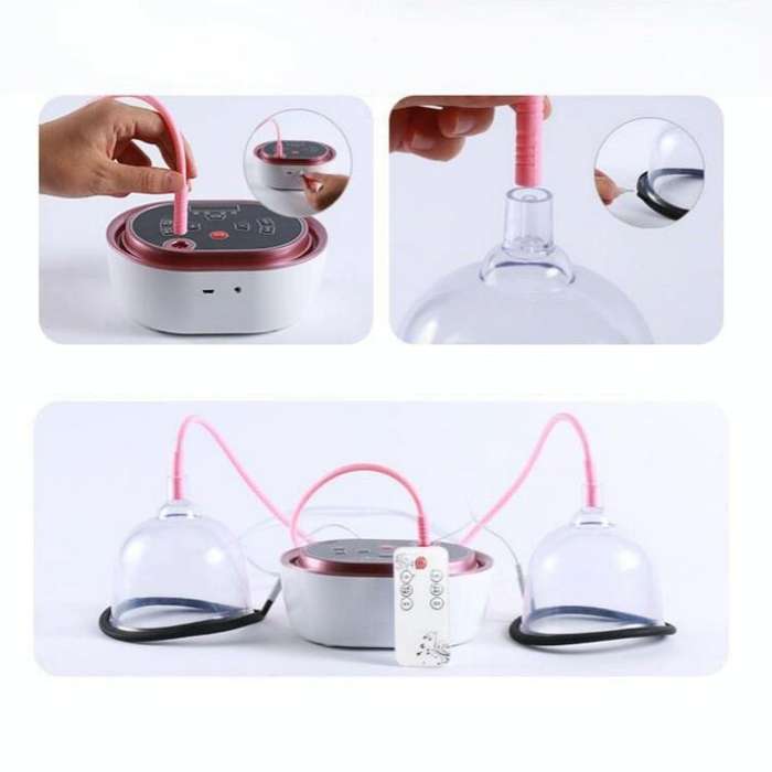 Electric Breast Enhancement Apparatus Micro-current Acupuncture Breast Massager(A Cup)
