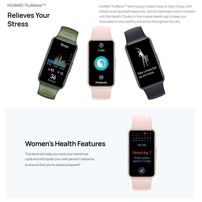 HUAWEI Band 8 NFC 1.47 inch AMOLED Smart Watch, Support Heart Rate / Blood Pressure / Blood Oxyge...