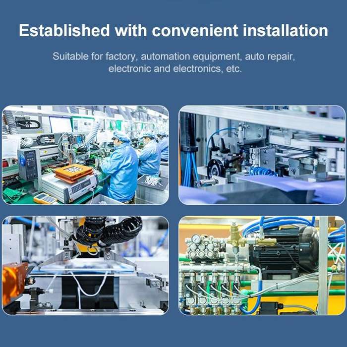 LAIZE PH-30 10pcs C-type Self-lock Air Tube Pneumatic Quick Fitting Connector