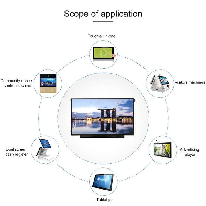 LP156WFC-SPP1 15.6 inch 30 Pin TN High Resolution 60Hz 1920 x 1080 Laptop Screen TFT LCD Panels, ...