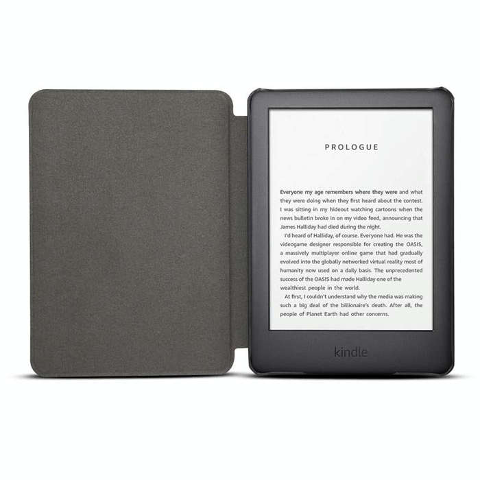 Van Gogh Oil Painting Pattern Horizontal Flip PU Leather Protective Case for Amazon Kindle 2019, ...