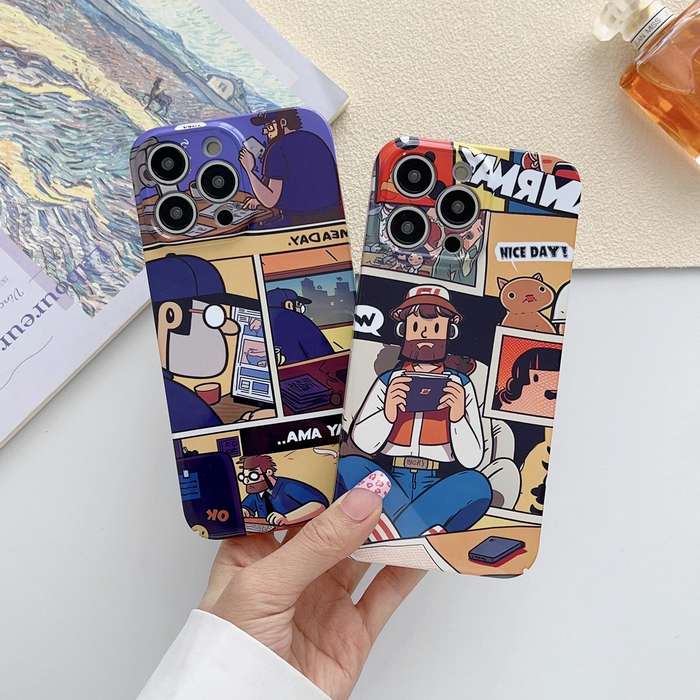 For iPhone SE 2022 / 2020 / 8 / 7 Painted Pattern Precise Hole PC Phone Case(Bottle Monster)
