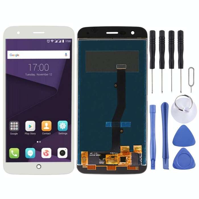 OEM LCD Screen for ZTE Blade V8 Lite with Digitizer Full Assembly (White)