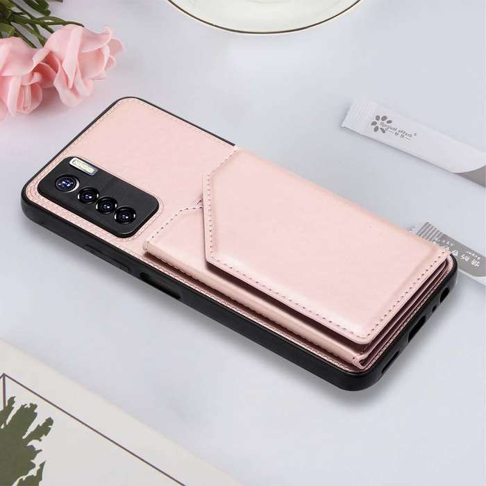 For Tecno Camon 17 Pro Skin Feel PU + TPU + PC Phone Case(Rose Gold)