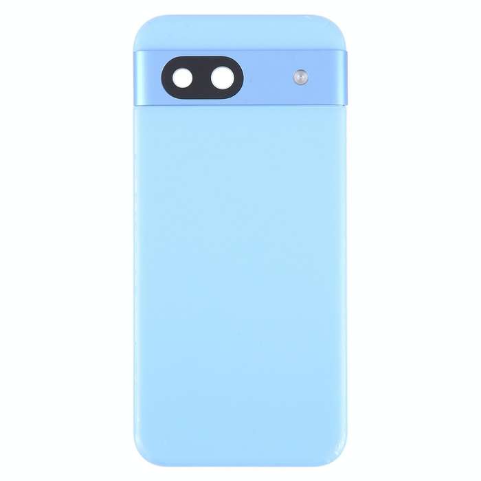 For Google Pixel 8A Battery Back Cover with Camera Lens Cover(Blue)