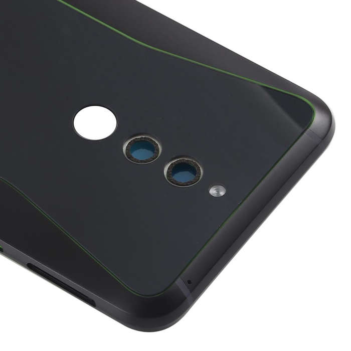 Original Middle Frame Bezel Plate + Battery Back Cover for Xiaomi Black Shark Helo(Black)