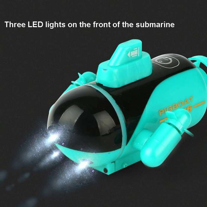 777-219 Mini Remote Control Submarine Small Remote Control Boat(Blue)