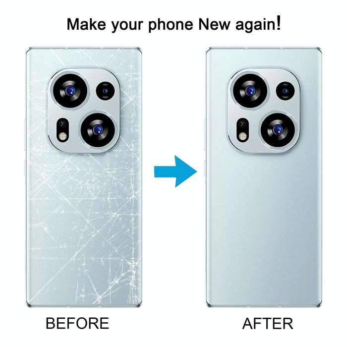 For Tecno Phantom X2 Pro AD9 Original Battery Back Cover(Blue)