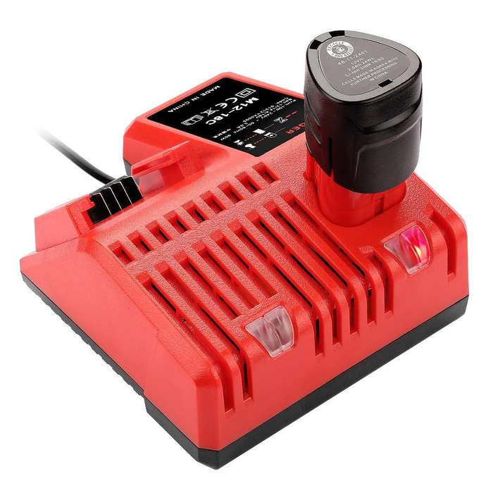 M12-18C For Milwaukee 18V Power Tools Battery Charger, Plug: US
