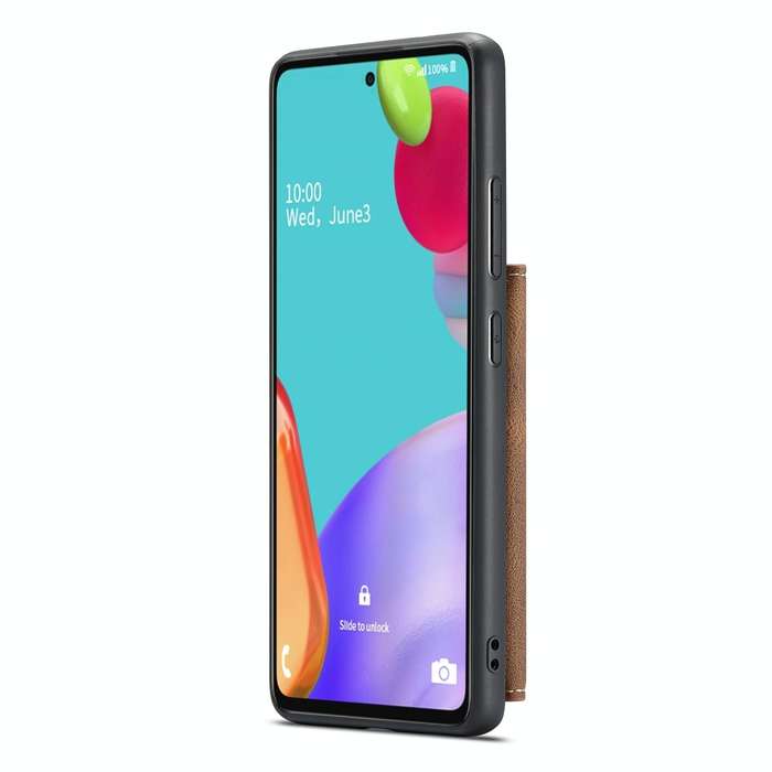For Samsung Galaxy A33 5G JEEHOOD Retro Magnetic Detachable Phone Case with Wallet & Card Slot & ...