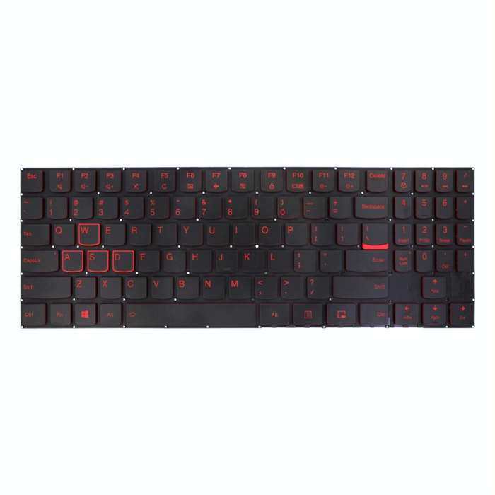 US Keyboard with Backlight for Lenovo Legion Y520 Y520-15IKB Y720 Y720-15IKB R720 R720-15IKB (Black)