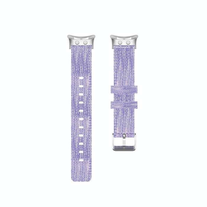 For Garmin Forerunner 45 / 45S / Swim 2 Universal Nylon Canvas Watch Band(Purple)
