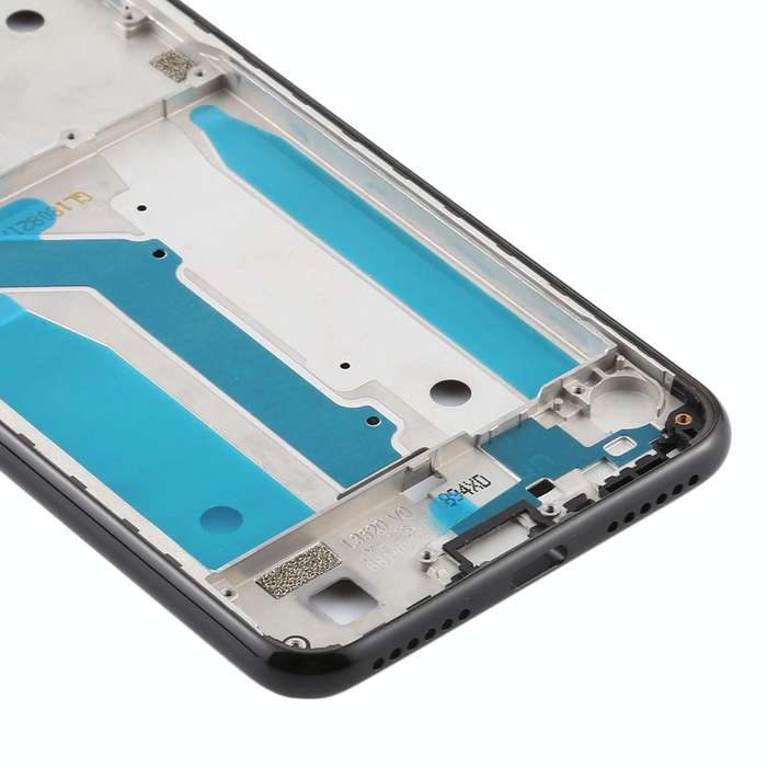 Front Housing LCD Frame Bezel Plate for Motorola Moto One (P30 Play) (Black)