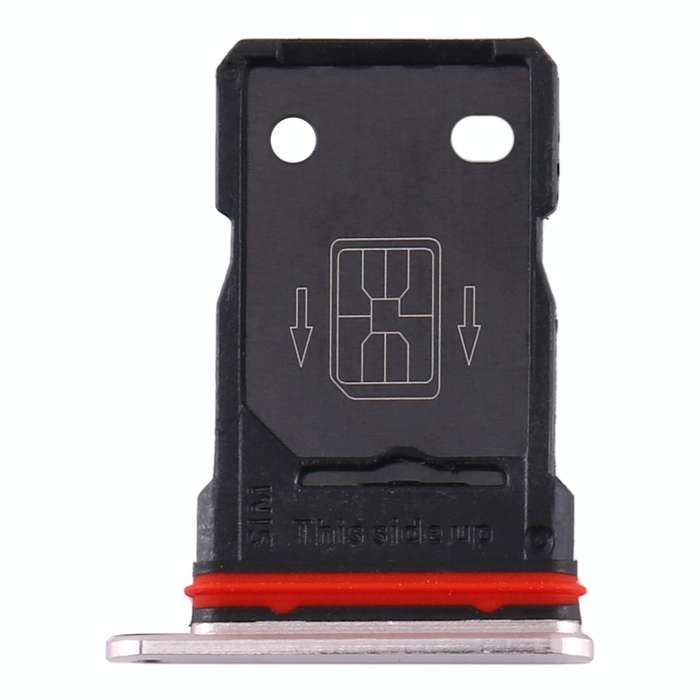 For OnePlus 8 Original SIM Card Tray (Silver)