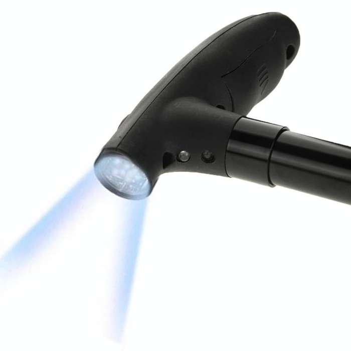 Ultra-light Handle Dependable Walking Magic Foldable Trusty Cane with Built-in Light